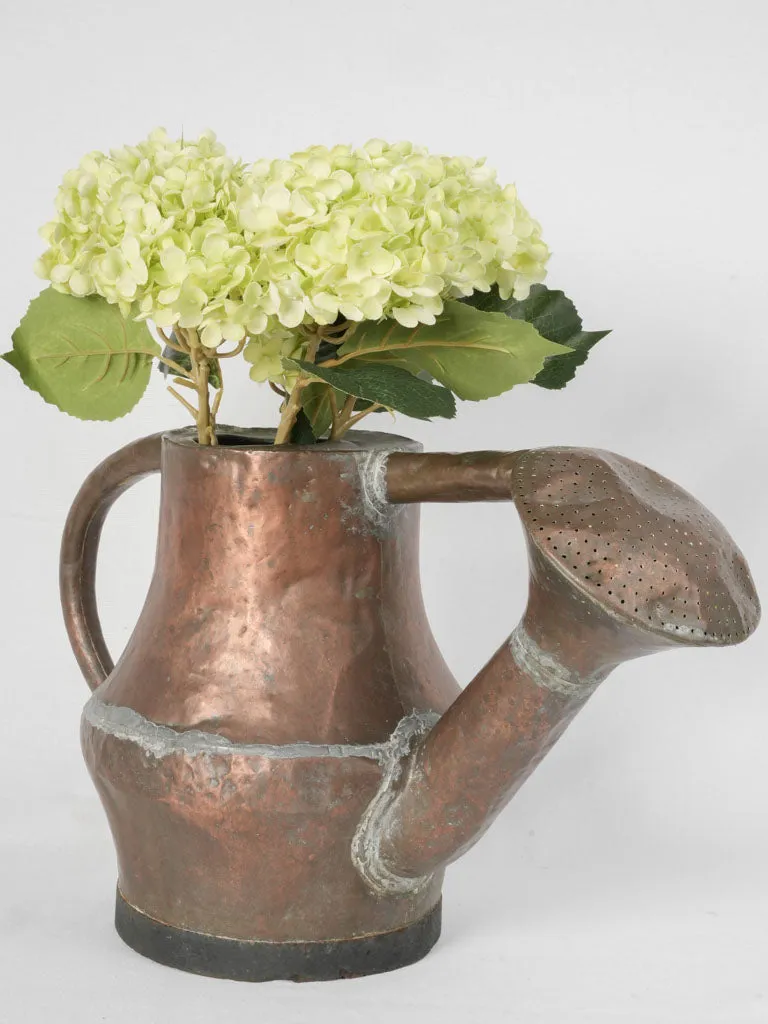 18th Century French Copper Potbelly Watering Can