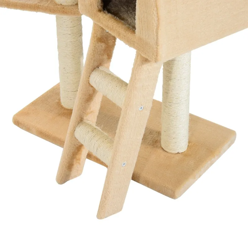 39" Cat Tree Activity Centre - Deep Cream