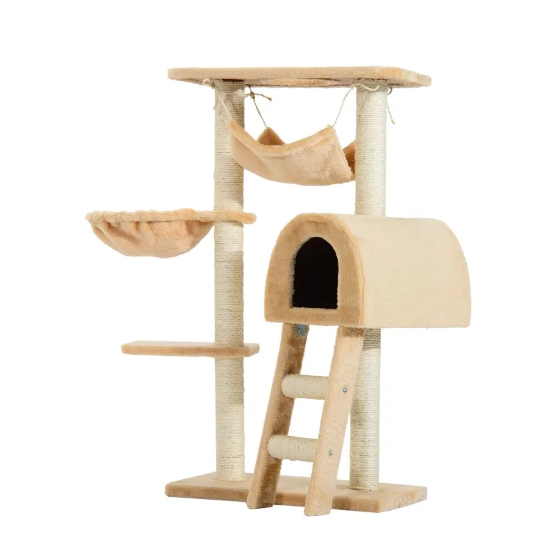 39" Cat Tree Activity Centre - Deep Cream