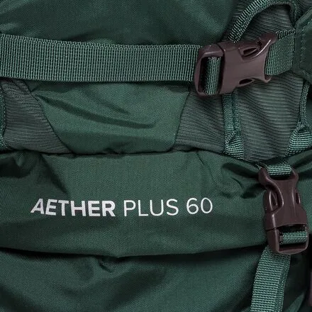 Aether Plus 60L Osprey Packs Backpack, Axo Green