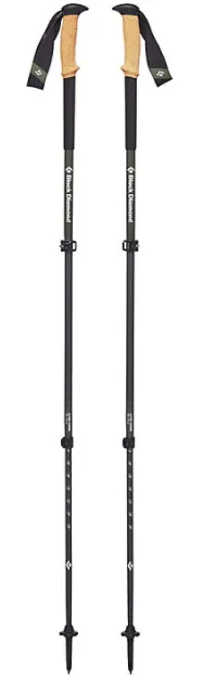 Alpine Carbon Cork Trekking Poles - Tundra