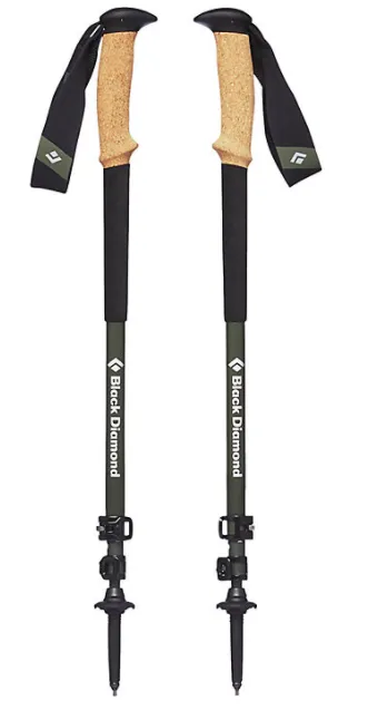 Alpine Carbon Cork Trekking Poles - Tundra