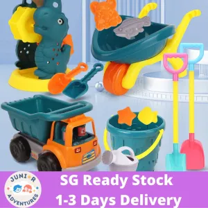 Beach Toys, Sand Toys for Kids Snow Toys 15 or 6 Piece Sand Toys Set for Kids with Animals Molds Beach Shovel Rake