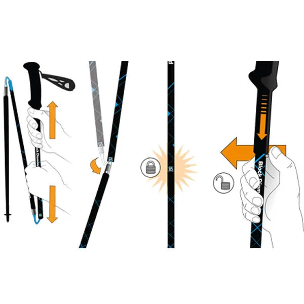 Black Diamond Ultra Distance Trekking Poles (1 Pair)