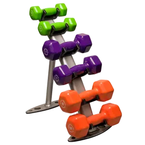 Body Solid Vinyl Dumbbell Rack