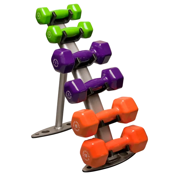 Body Solid Vinyl Dumbbell Rack