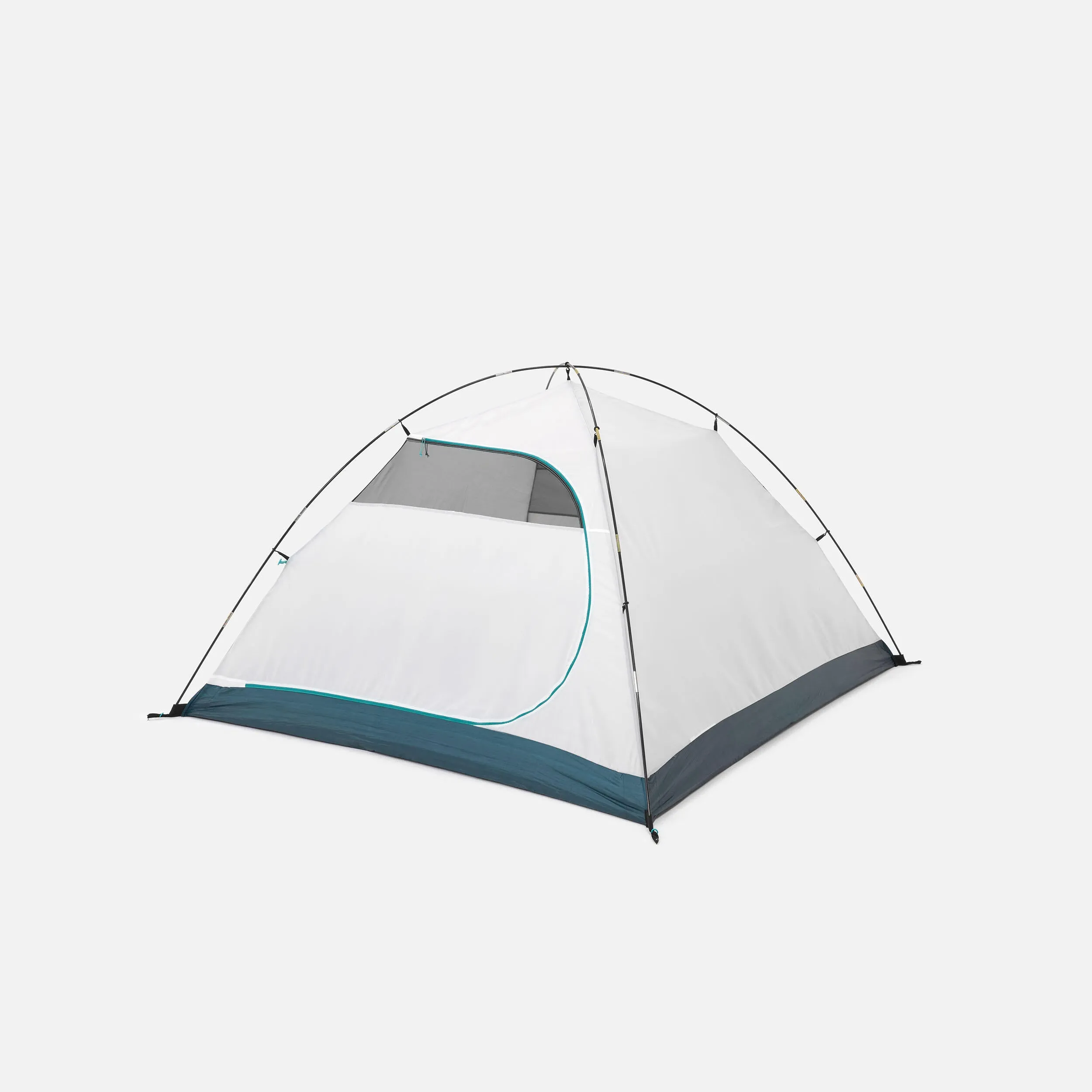 Camping tent Quechua MH100 3-person, grey/blue