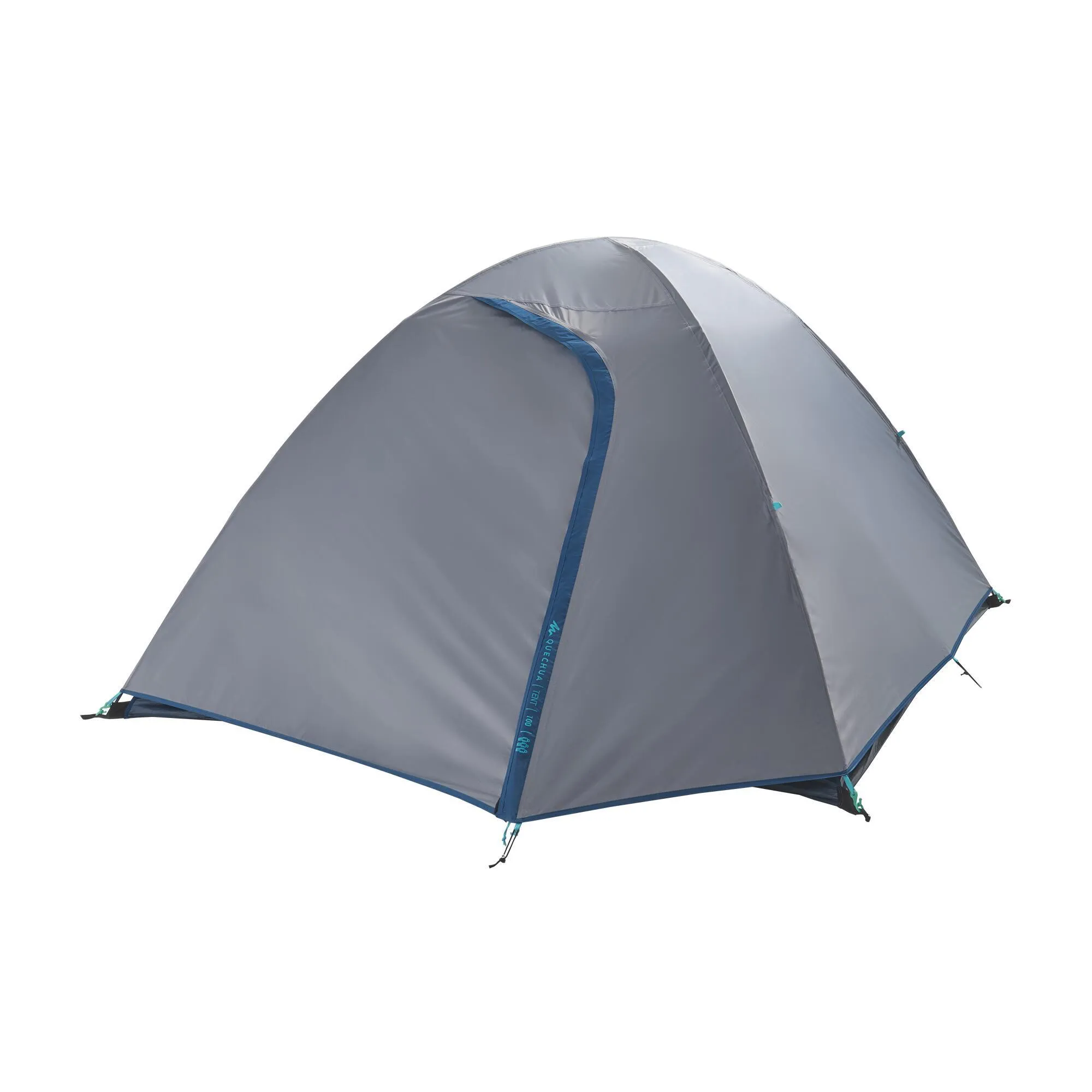 Camping tent Quechua MH100 3-person, grey/blue