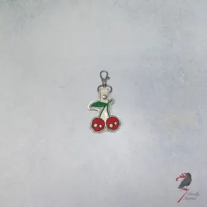 Cherry Skulls Keychain