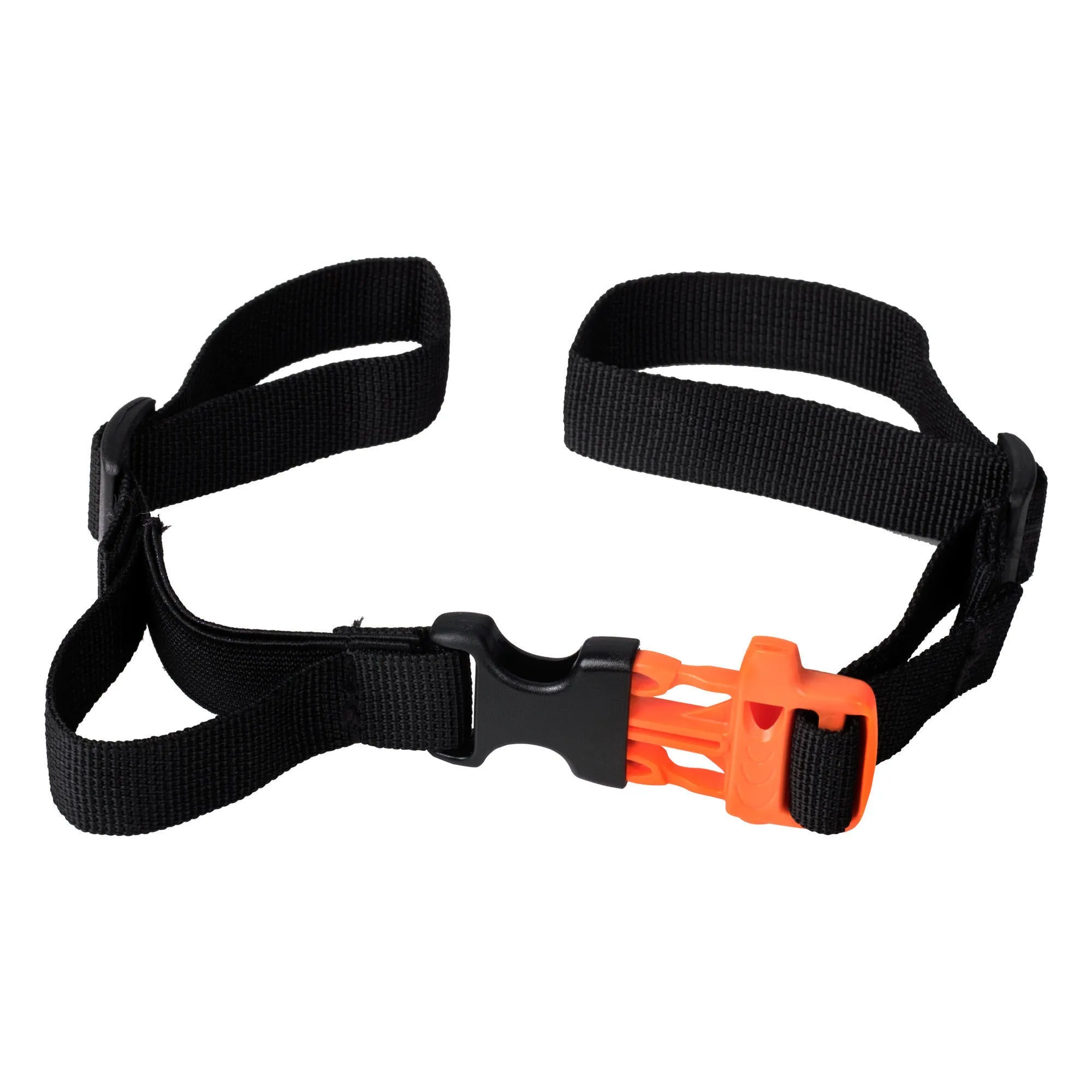 Chest strap for trekking and tourist backpacks Forclaz, black-orange