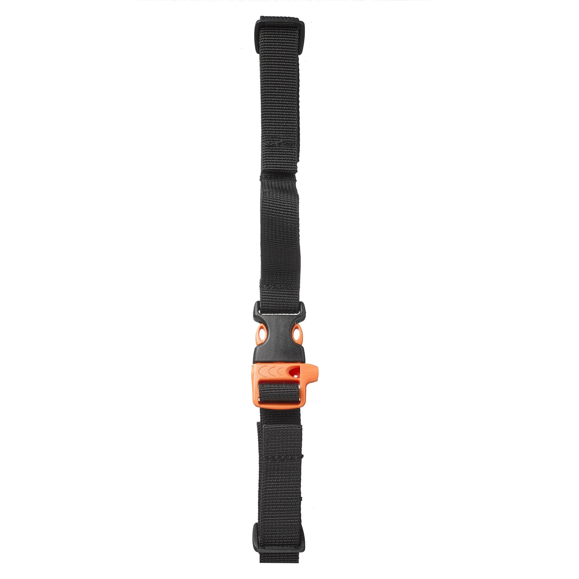 Chest strap for trekking and tourist backpacks Forclaz, black-orange