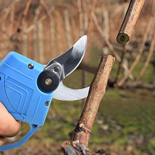 Codirom Professional 14" Blue Cordless Electric Pruning Garden Shears