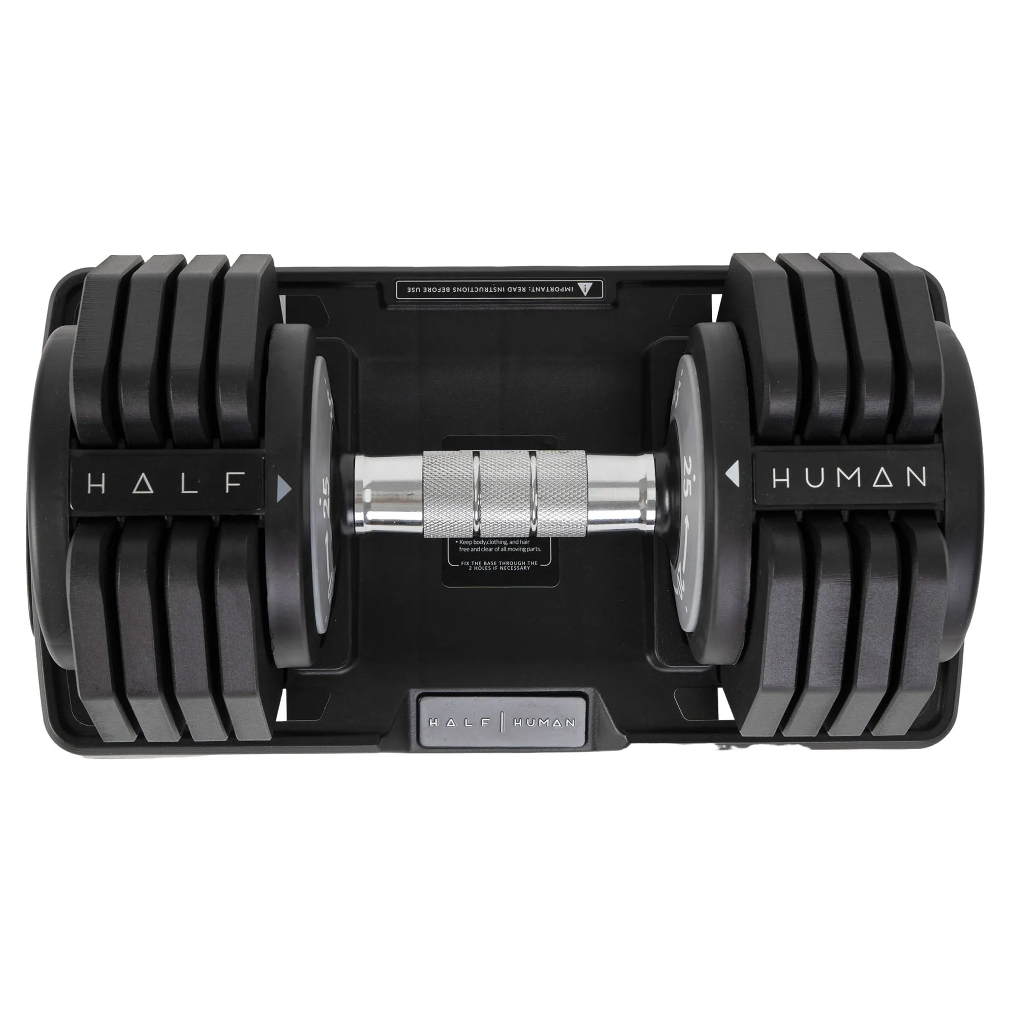 Half Human 25kg Adjustable Dumbbell Set