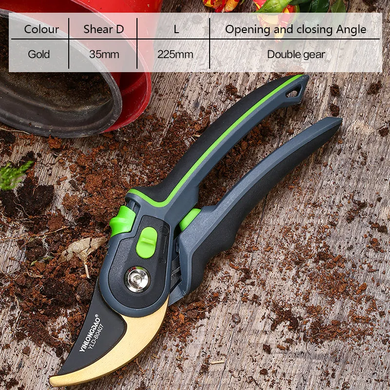 Heavy Duty Garden Clippers,Pruning Shears with Adjustable Thumb Lock,