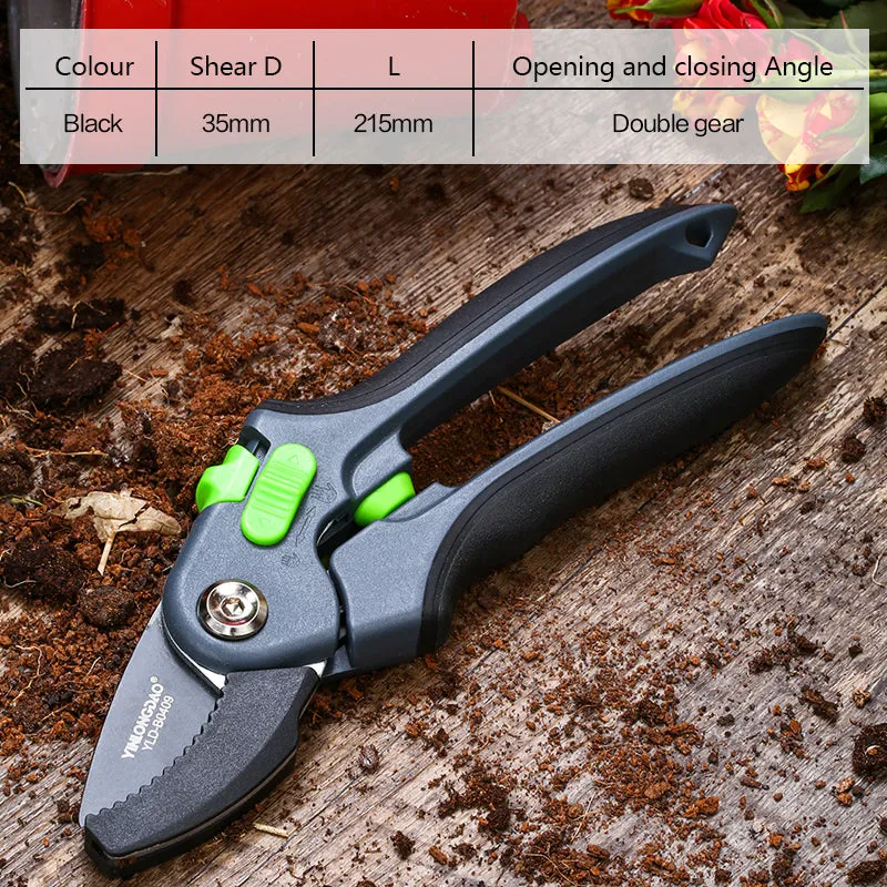 Heavy Duty Garden Clippers,Pruning Shears with Adjustable Thumb Lock,