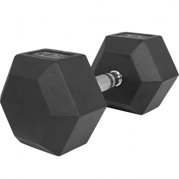 Hex Rubber Dumbbell 25KG