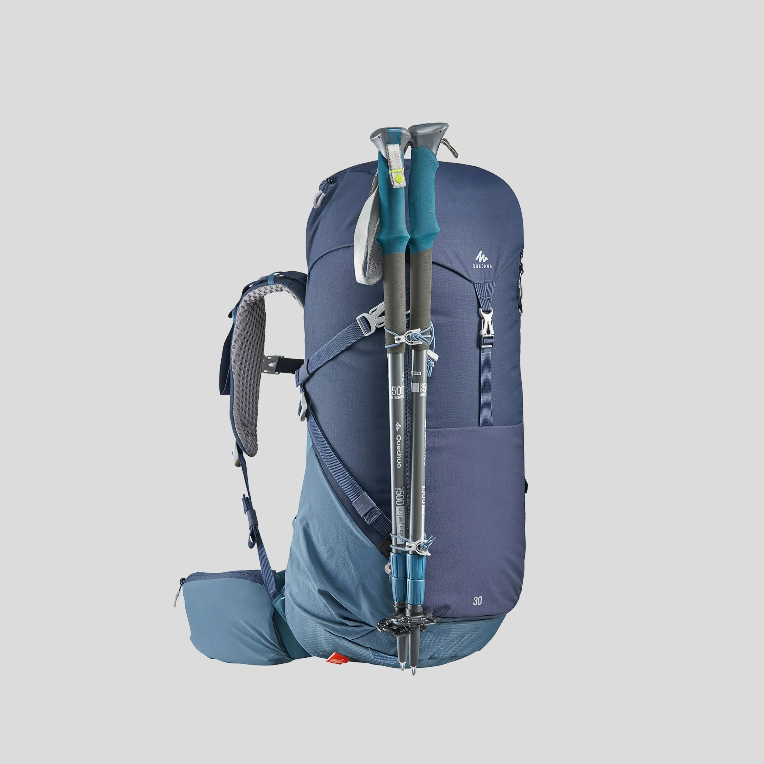 Hiking backpack 30 l Quechua MH500, dark blue/gray