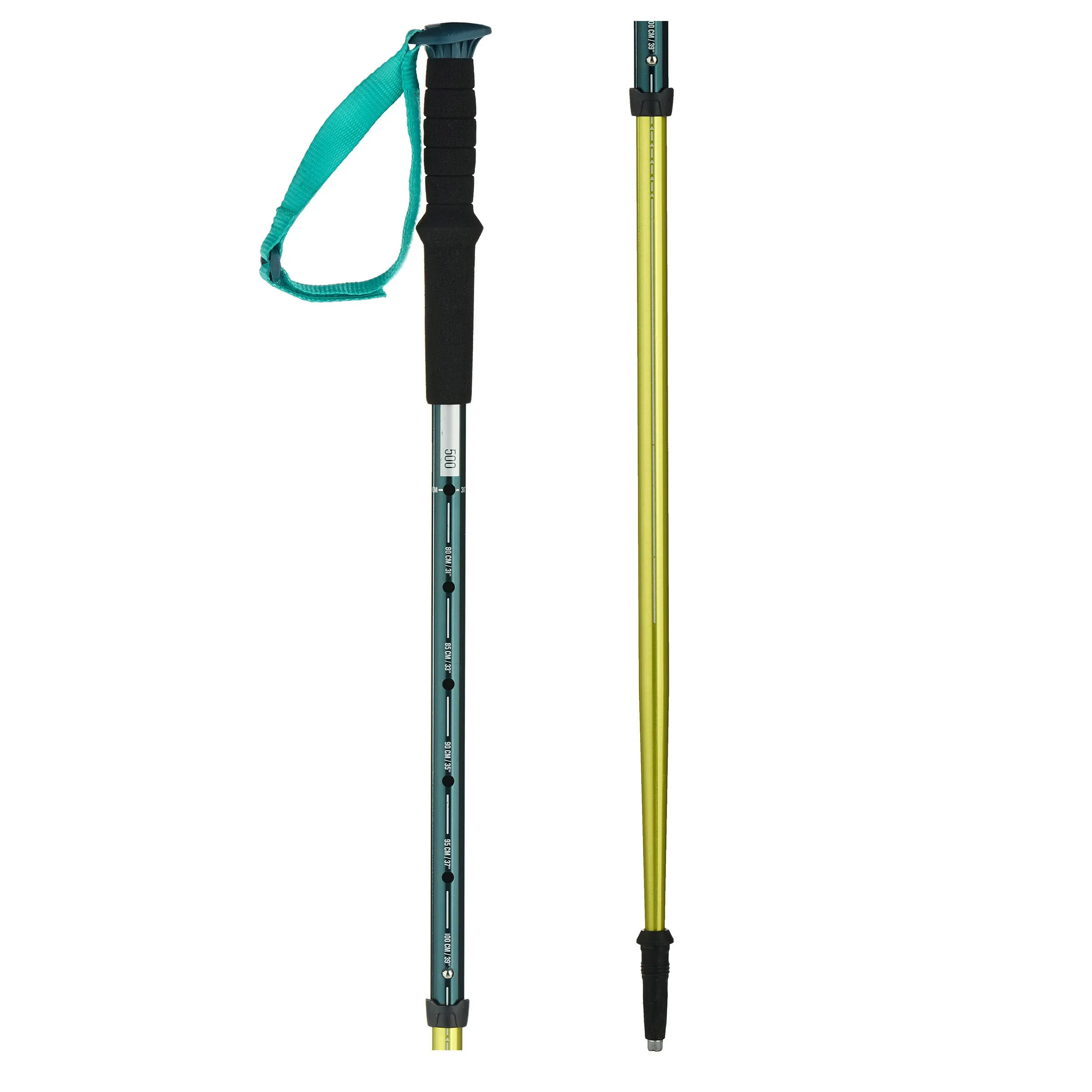 Hiking stick for children Forclaz MH500, green