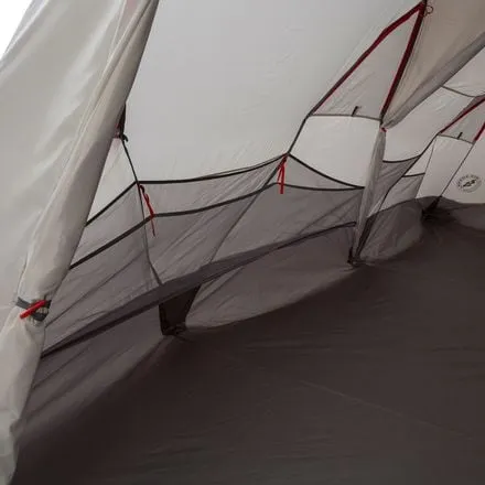 Mad House 6 Tent: 6 Persons, 4 Seasons Big Agnes, Red/Gray