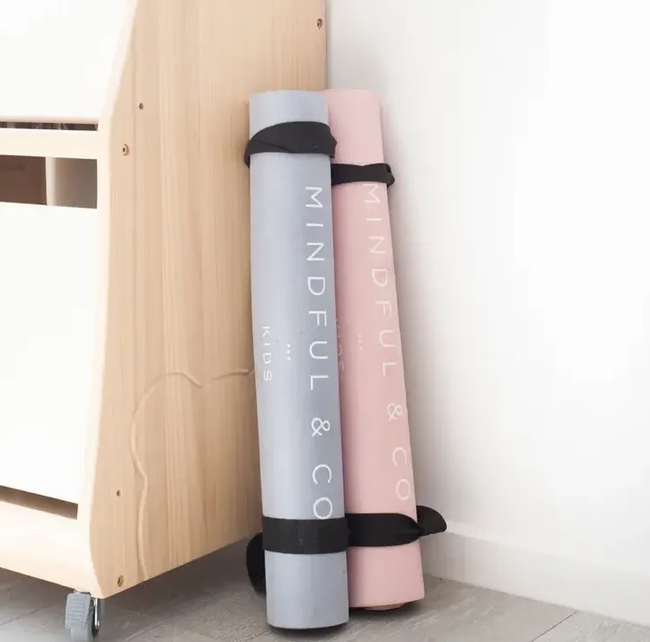 Mindful and Co Kids Yoga Mat, Coal