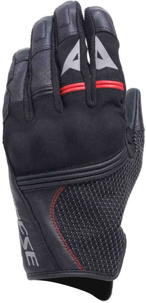 Motorcycle gloves Namib Dainese, black red