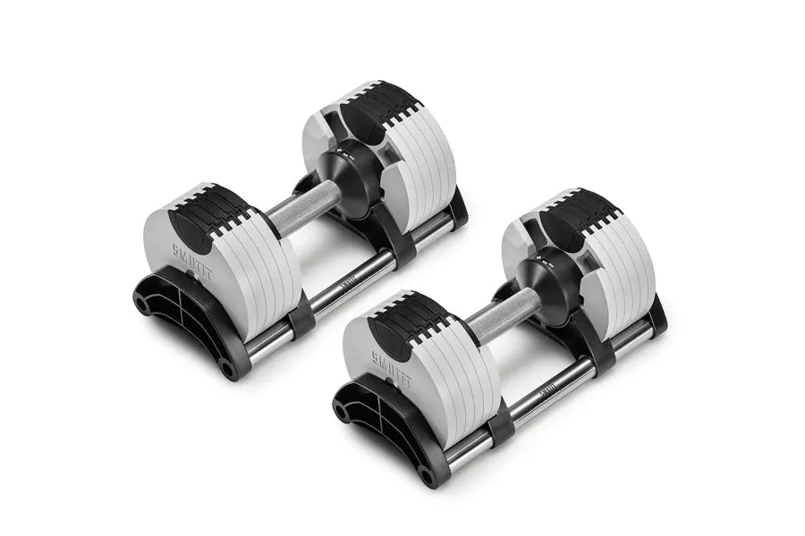 NÜOBELL 50lb Adjustable Dumbbells (Ash)