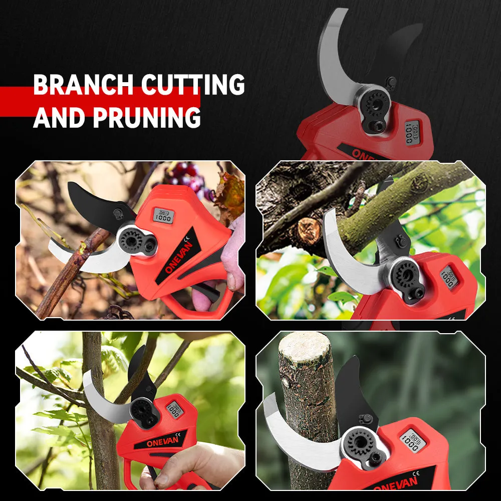 ONEVAN 61mm Brushless Cordless Electric Pruning Shears | For Makita 18V Battery