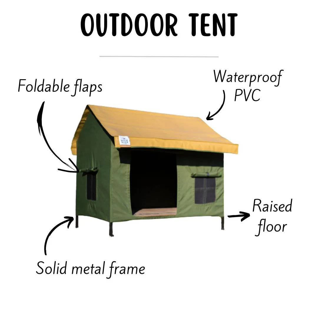 Outdoor Pet Tent Bed for Medium Sized Breeds