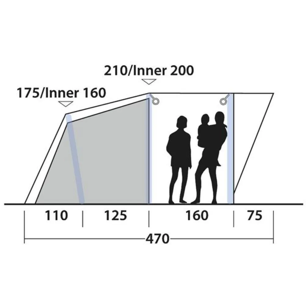 Outwell Lindale 5PA Air Tent (2022 )