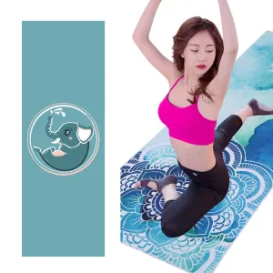 Printed Soft Yoga Mat Non-Slip Yoga Towel, Size: 185 x 65cm(Sen Luo Vientiane)