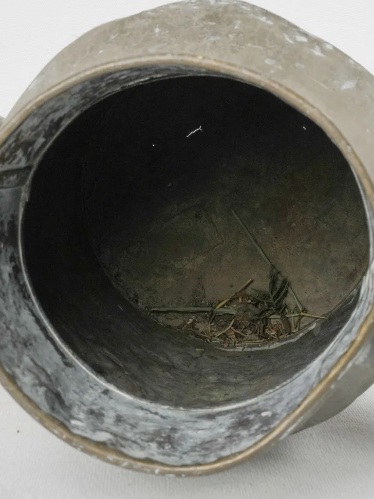 Rustic 19th century watering can from the Rhône Valley