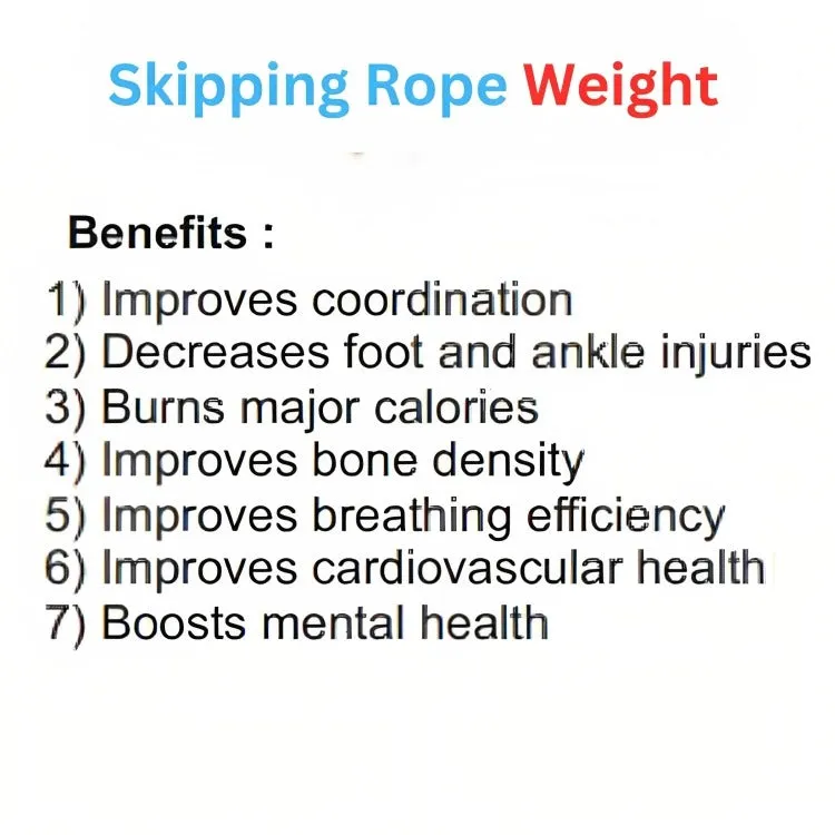 Skipping Rope Weight (Assorted Color)