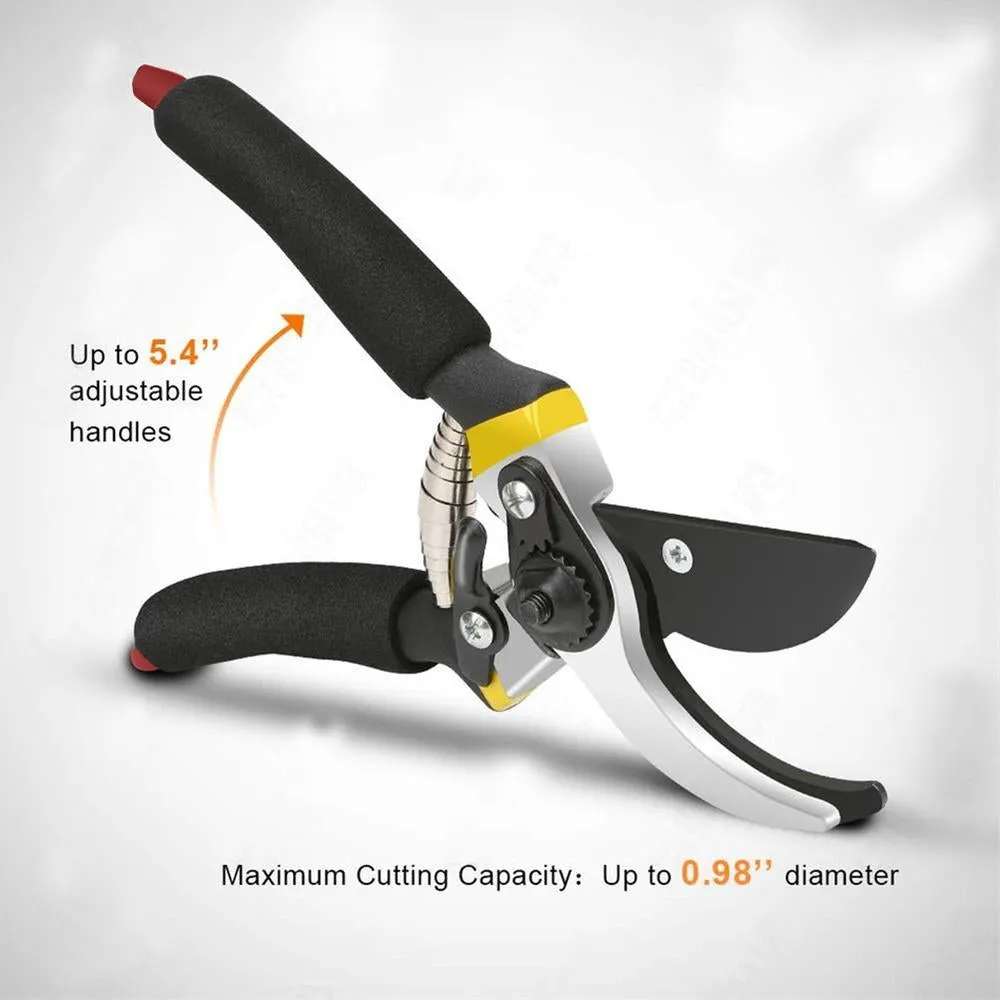 Your Brand Gardening Combo - Premium Flower Cutter (Hedge Shears) & Household/Garden Scissor